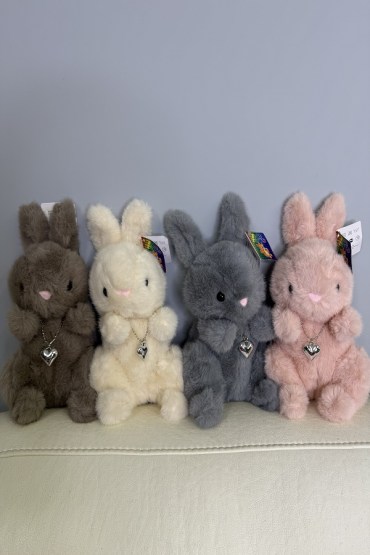 Кролики микс 25 см в ассортименте фото