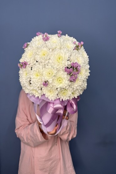 Букет комплимент в стаканчике нежное облако  фото